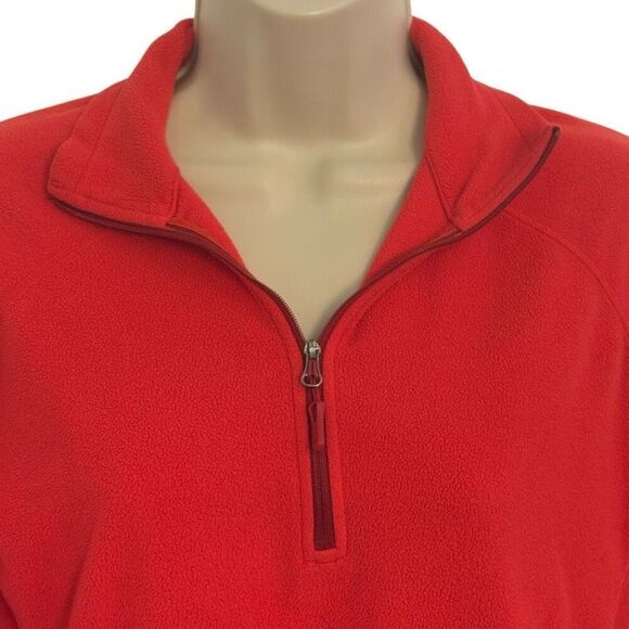 Marmot Fleece Jacket Team Red Lightweight Half Zip Base Layer. Size Medium - Picture 8 of 9
